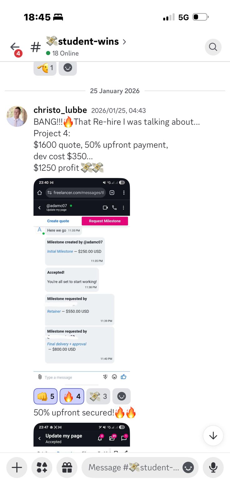 christo_lubbe — $1,250 profit on Project 4 💸