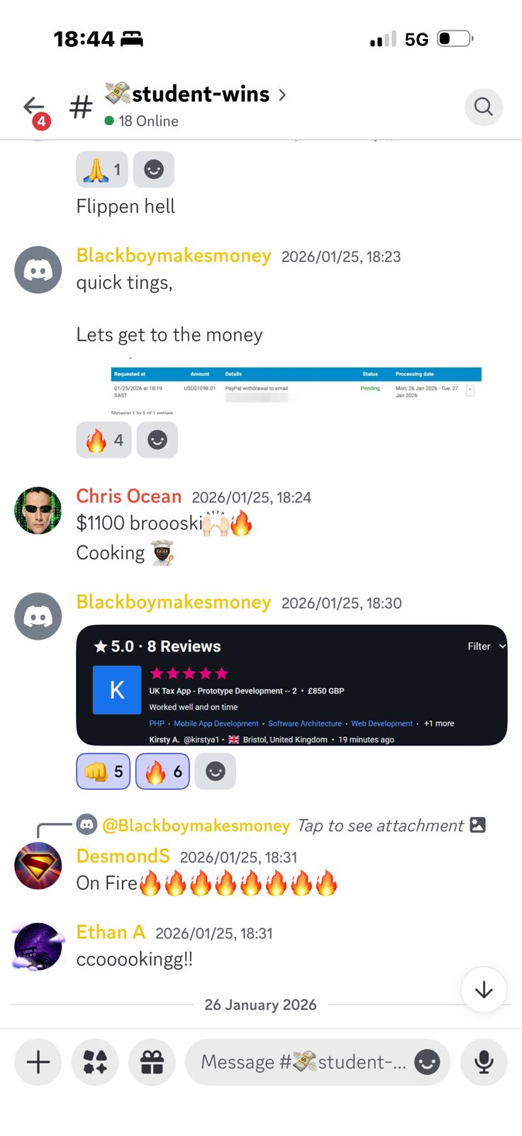 Blackboymakesmoney — $1,098 💰
